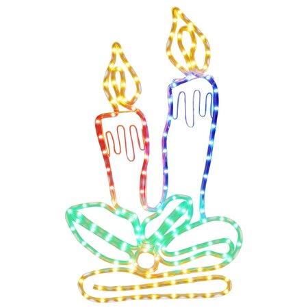 vidaXL Figurine de bougies de Noël avec 144 LED 70x42 cm