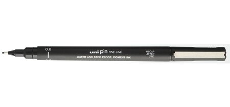 Feutre technique 0 8mm pin 08200 pte calibrée noir uni-ball
