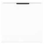 vidaXL Table de chevet Blanc brillant 40x39x40 cm