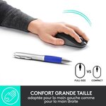 Logitech - souris sans fil m190 noir