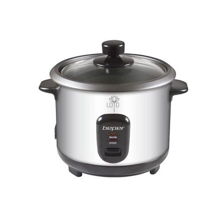BEPER 90550 Cuiseur à riz et vapeur - Inox