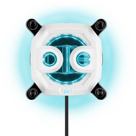 CORSAIR Waterblock pour processeur CORSAIR Hydro X Series XC7 RGB (1200/AM4) - Blanc ( CX-9010007-WW )