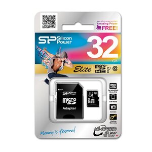 Silicon power elite 32 gb microsdhc class 10