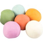 Lot de 6 pots de 350 g de pâte à modeler PEBEO couleurs vives