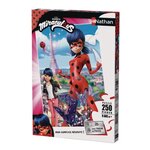 Miraculous puzzle 250 pieces - ladybug protege paris - nathan - puzzle enfant + trieur - des 8 ans