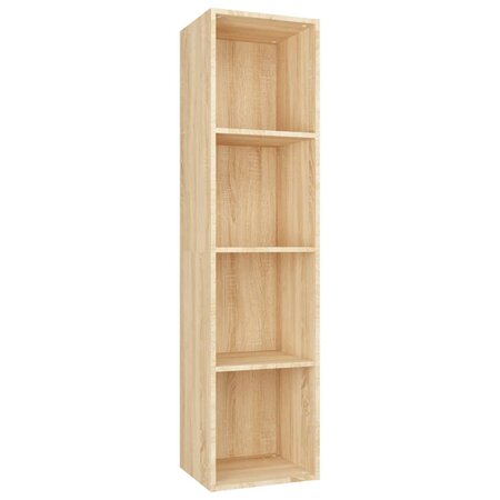 vidaXL Bibliothèque/Meuble TV Chêne sonoma 36 x 30 x 143 cm Aggloméré