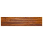 vidaXL Meuble TV mural 135x30x30 cm Bois de teck massif