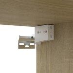 vidaXL Ensemble de meubles TV 4 Pièces Chêne sonoma Aggloméré