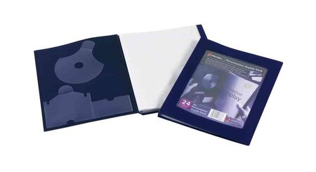 Livret de présentation A4 24 pochettes coloris noir REXEL