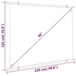 vidaXL Écran de projection 60" 4:3