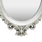 vidaXL Miroir mural style château 56x76 cm Argenté