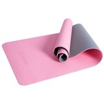 Pure2Improve Tapis de yoga 173x58x0 6 cm Rose et gris
