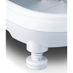 Beurer appareil de massage shiatsu des pieds fm 60 50w blanc et gris