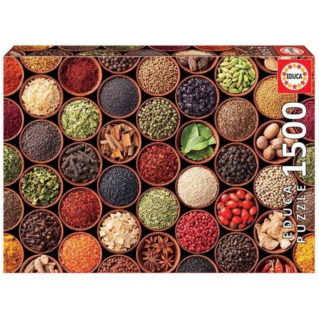 EDUCA Puzzle 1500 Épices Et Condiments