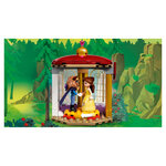 Lego 43196 disney le château de la belle et la bete  jouet du film disney avec mini figurines