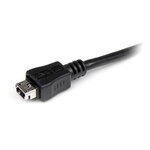 Startech.com câble adaptateur micro usb vers mini usb m/f 15 cm