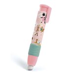 Stylo gomme clip illustre Lucile
