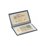 Album de poche pour billets de banque-bleu