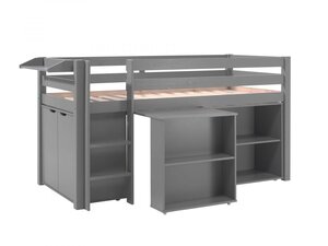Lit Enfant Surélevé + Bureau + tablette de penderie + 2 commodes
