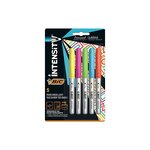 BIC Marqueur permanent Intensity, couleurs intenses, étui 5