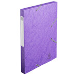 Boite De Classement Cartobox Dos 25mm Carte Lustrée - A4 - Violet - X 25 - Exacompta