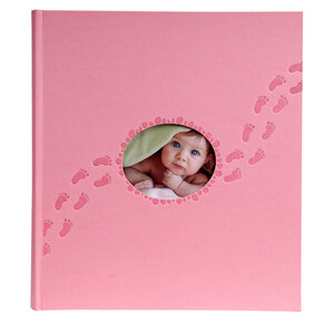 Album photos livre 60 pages Piloo 29x32cm Rose EXACOMPTA