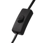 vidaXL Lampadaire E27 Noir et doré 51 cm
