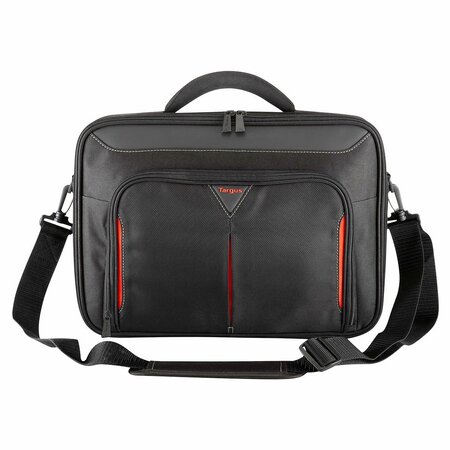 Sacoche ordinateur portable targus classic+ 14,1" max (noir/rouge)