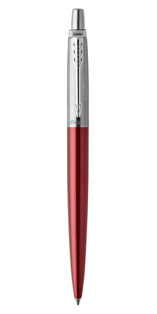PARKER Jotter Stylo bille  rouge Kensington  recharge bleue pointe moyenne  Coffret cadeau