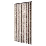 vidaXL Moustiquaire Beige et marron clair 100x220 cm Chenille