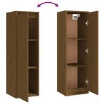 vidaXL Meubles TV 8 Pièces Marron miel Bois massif de pin