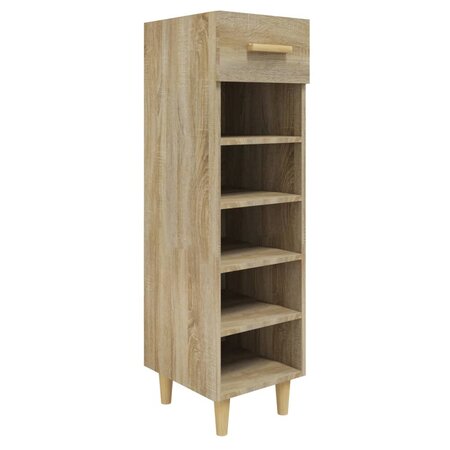 vidaXL Armoire à chaussures Chêne Sonoma 30x35x105cm Bois d'ingénierie