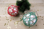 Boules en polystyrène 7 cm Lot de 4 pièces