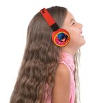 MIRACULOUS - Casque 2 en 1 Bluetooth - Filaire confortable et pliable pour enfants avec limitation de son design