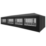 vidaXL Tente de réception 3 x 12 m Anthracite