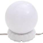 vidaXL Lampe de miroir avec 8 ampoules LED Blanc chaud et blanc froid