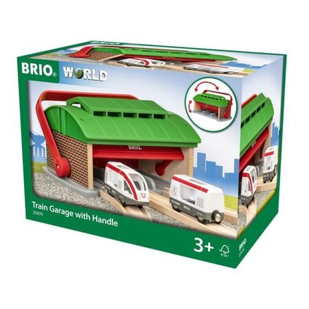BRIO - 33474 - GARAGE POUR TRAINS PORTATIF