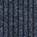 vidaXL Paillasson rayé Bleu 80x120 cm