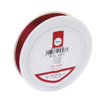 Ruban Taffetas Rouge vin 25 mm Au mètre