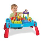 Mega bloks la table d'apprentissage et de construction - 30 blocs - 12 mois et +