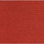vidaXL Voile d'ombrage 160 g/m² Rouge 3/4x3 m PEHD