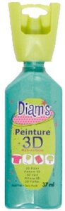 Peinture Diam's 3D 37 ml Nacré Vert Feuille