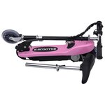vidaXL Trottinette électrique avec siège 120 W Rose