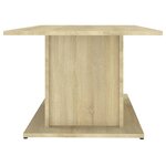 vidaXL Table basse Chêne sonoma 102x55 5x40 cm Aggloméré