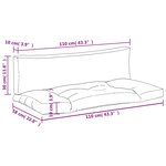 vidaXL Coussins de palette 2 Pièces motif à carreaux rouge tissu