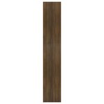vidaXL Bibliothèque/Séparateur de pièce Chêne marron 80x30x166 cm