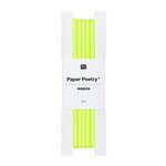 Ruban de satin jaune fluo 3 m