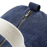 Sac voyage polochon denim - bg646 - bleu marine