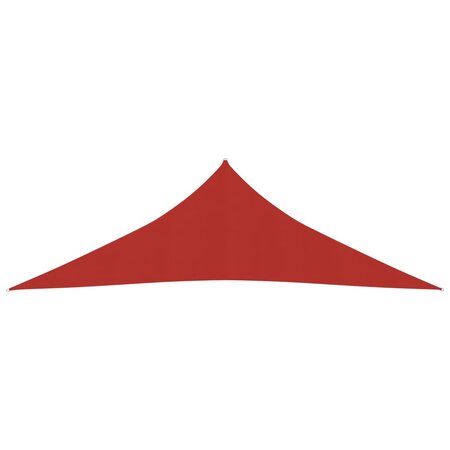 vidaXL Voile d'ombrage 160 g/m² Rouge 4x4x5 8 m PEHD