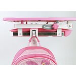 Vipack Bureau réglable enfant Comfortline 201 et chaise Rose et blanc